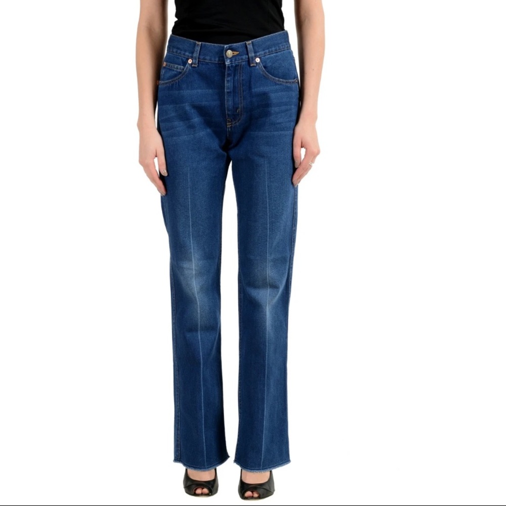 New Gucci Indigo Straight Leg Women's Jeans